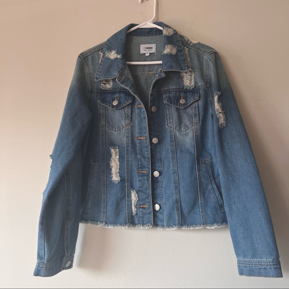 Ci Sono Denim Jean Jacket Size Small